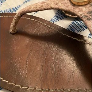 Tory Burch sandals with the bag